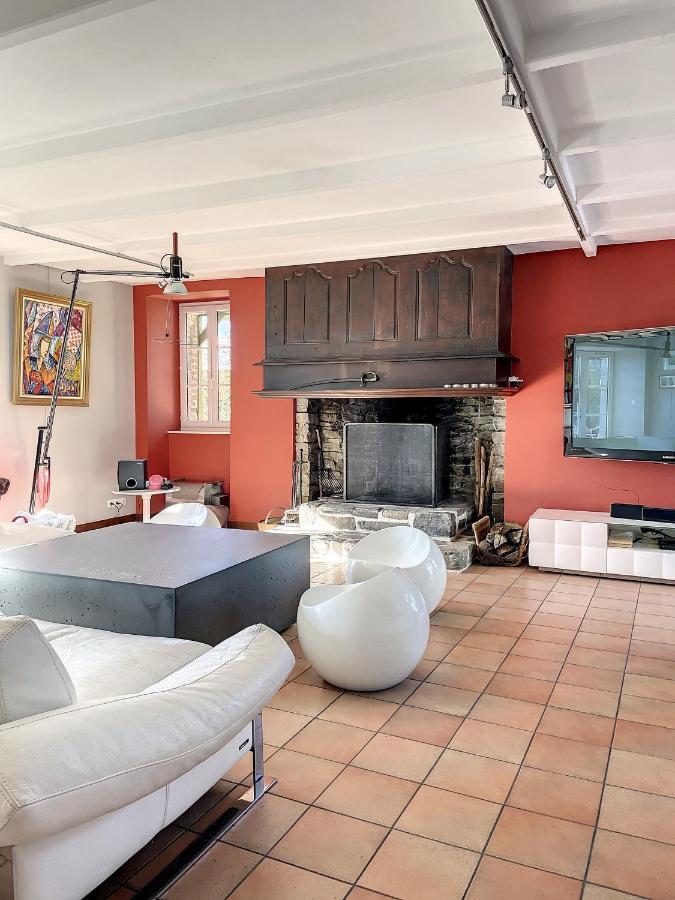 Gite De Charme "La Maison Saint-Leonard" Avec Piscine, Spa, Vue Sur Le Mont Saint-Michel Vains 외부 사진
